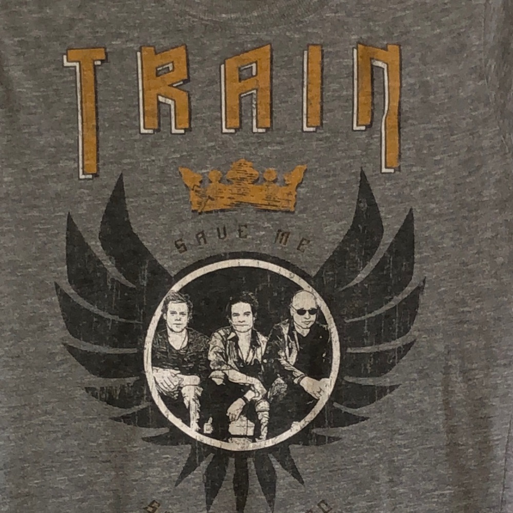 Vintage Train T-shirt “Save Me” women’s size extra large fits like a large!